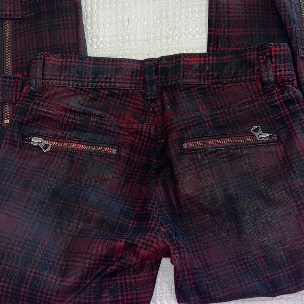 Polo by Ralph Lauren Black and Red Plaid Skinny Jeans - Picture 8 of 8